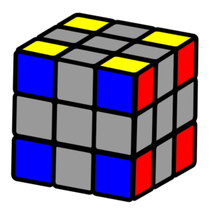 Bagian Corner Rubik 3x3