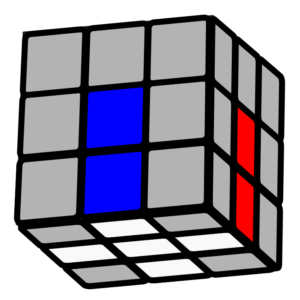 Langkah untuk Membuat Cross Putih di Center Putih Rubik 3x3