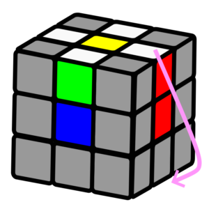 Langkah untuk Membuat Cross Putih di Center Putih Rubik 3x3